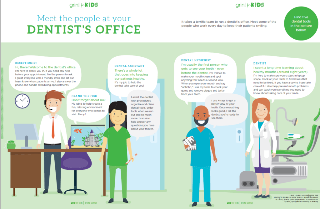 Oral Health Careers Handouts and Worksheets Healthy Smile Learning